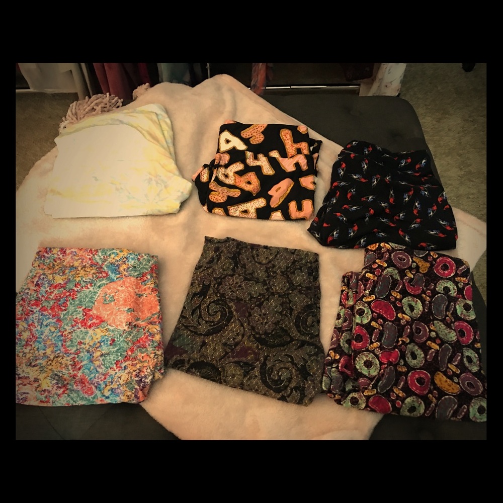 Lularoe TC leggings - $5/each; 4/$15